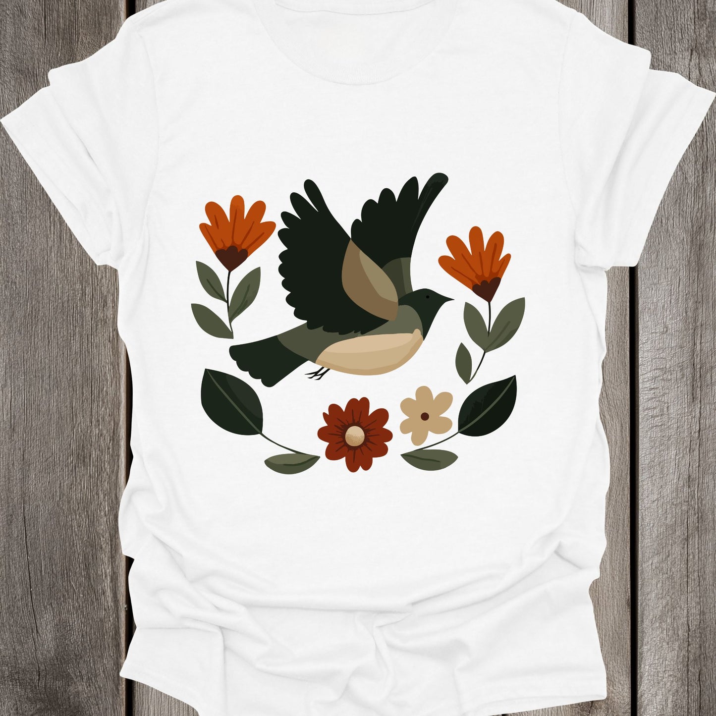 Peaceful Sparrow Unisex T-Shirt