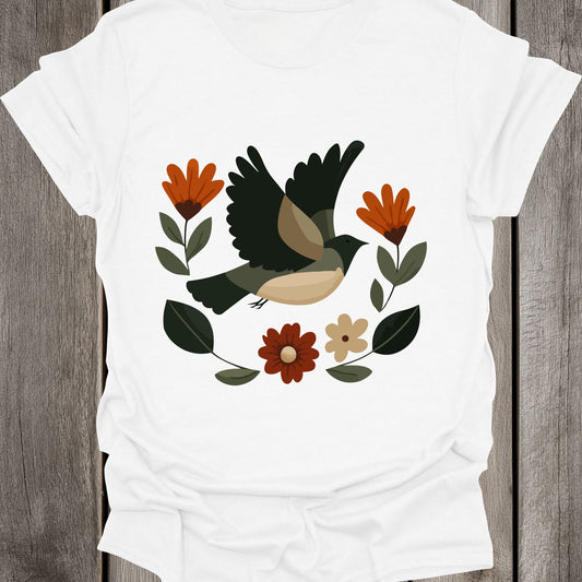 Peaceful Sparrow Unisex T-Shirt
