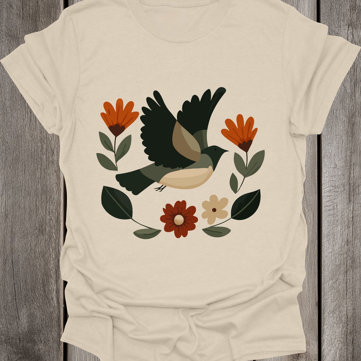 Peaceful Sparrow Unisex T-Shirt