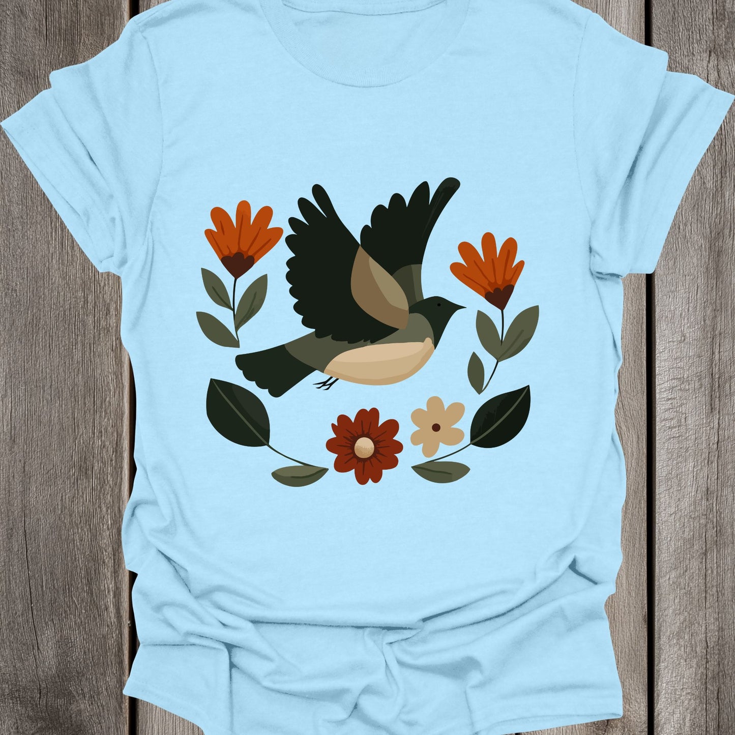 Peaceful Sparrow Unisex T-Shirt