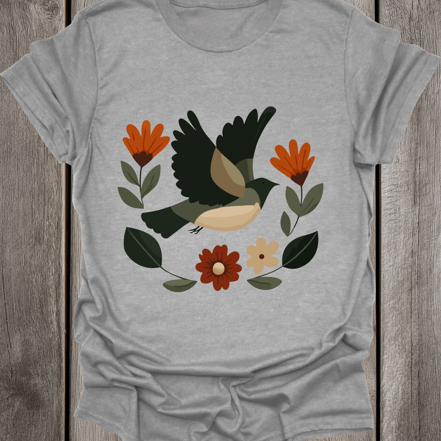Peaceful Sparrow Unisex T-Shirt