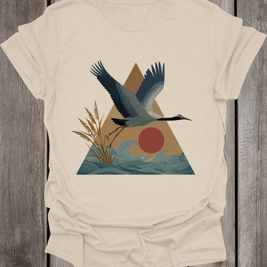 Triangle Crane Unisex T-Shirt