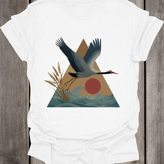 Triangle Crane Unisex T-Shirt
