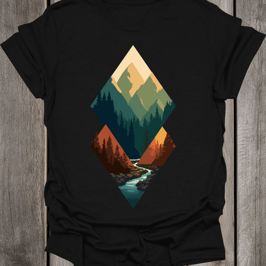 Triangle Shaped River Unisex T-Shirt