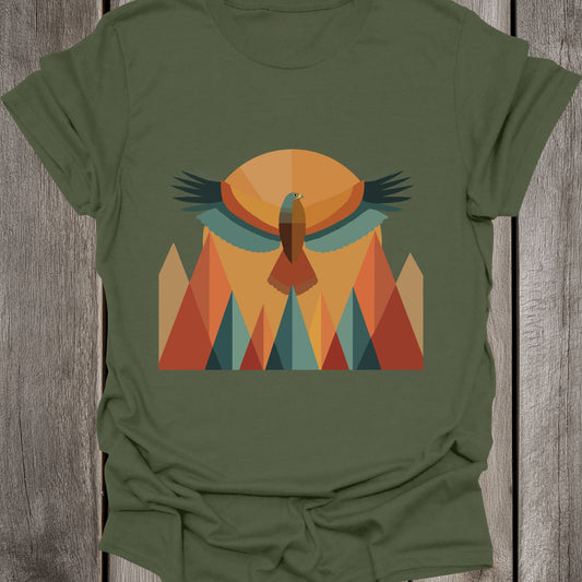 Geometric Eagle Unisex T-Shirt