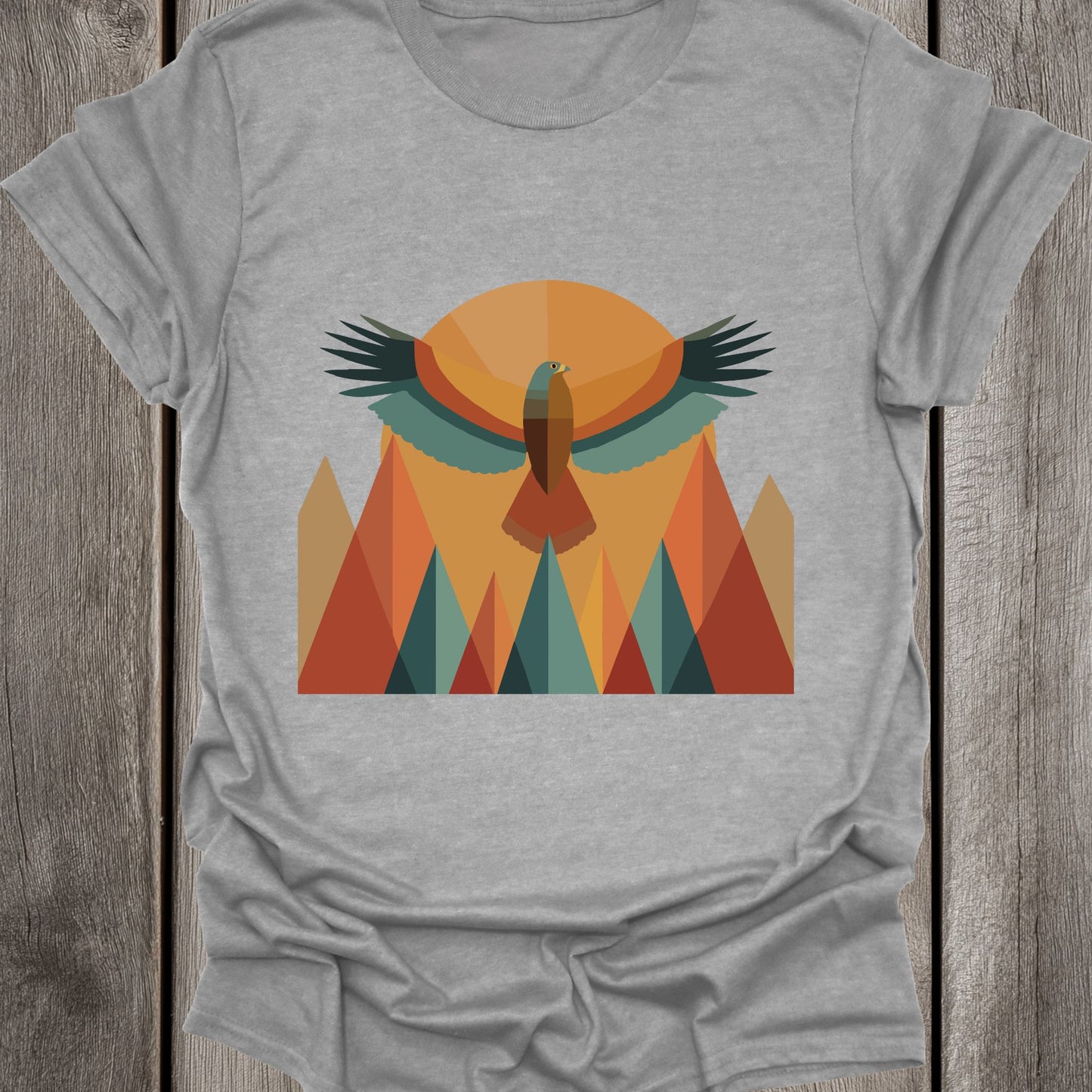 Geometric Eagle Unisex T-Shirt