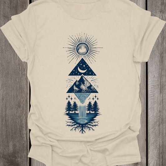 Symbolic Waterfall Unisex T-Shirt