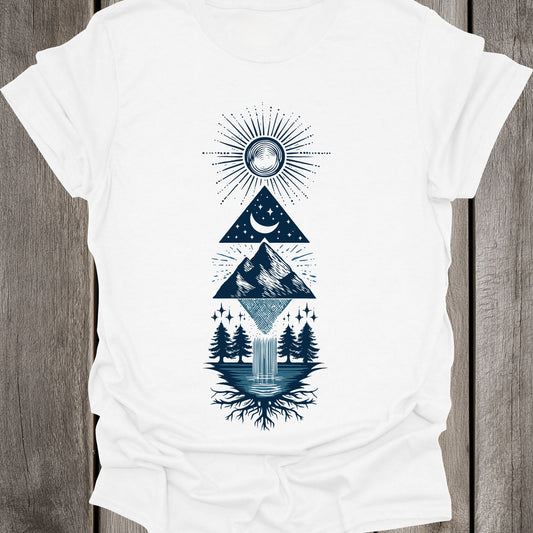 Symbolic Waterfall Unisex T-Shirt