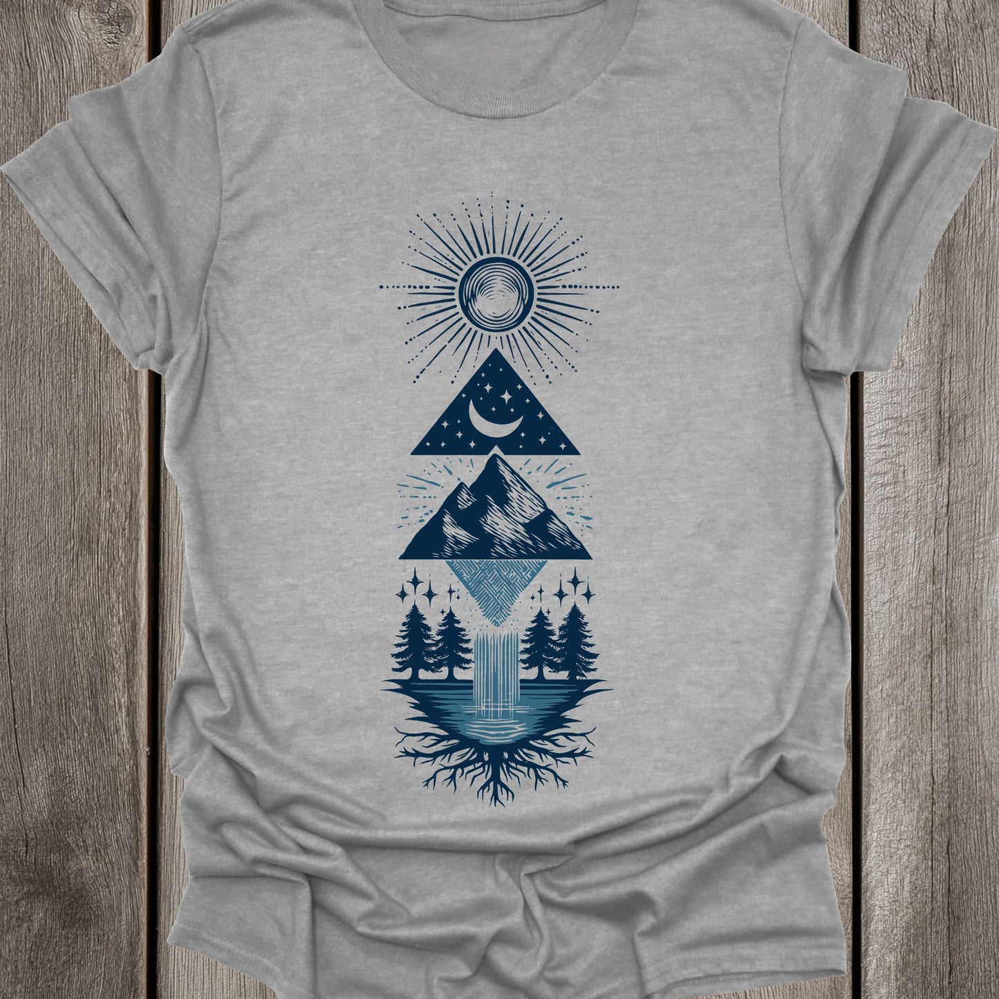 Symbolic Waterfall Unisex T-Shirt