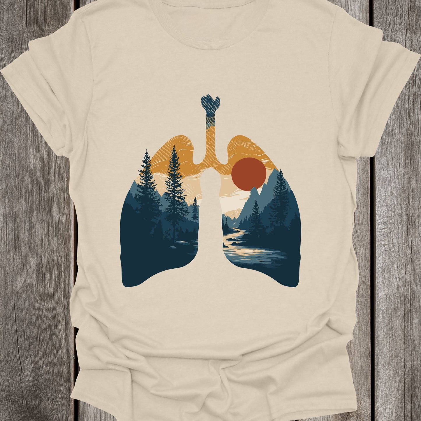 Nature Lung Unisex T-Shirt