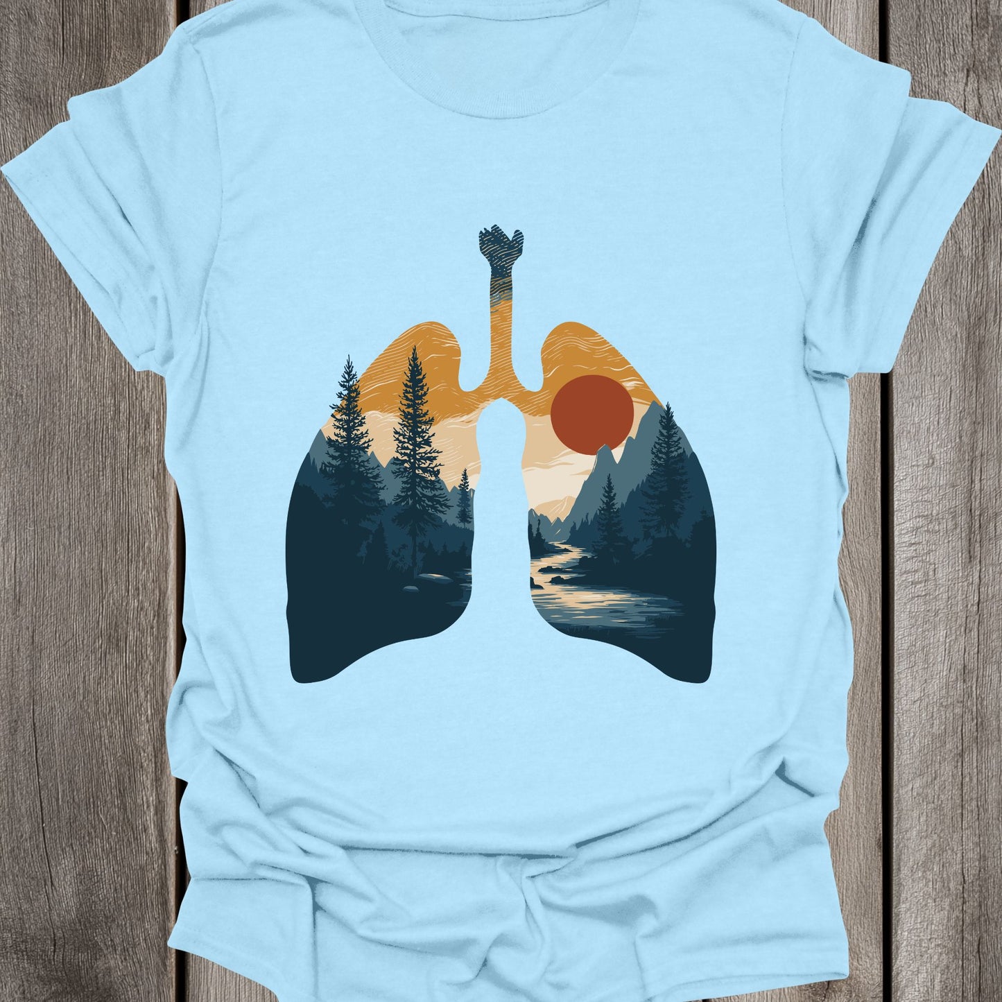 Nature Lung Unisex T-Shirt