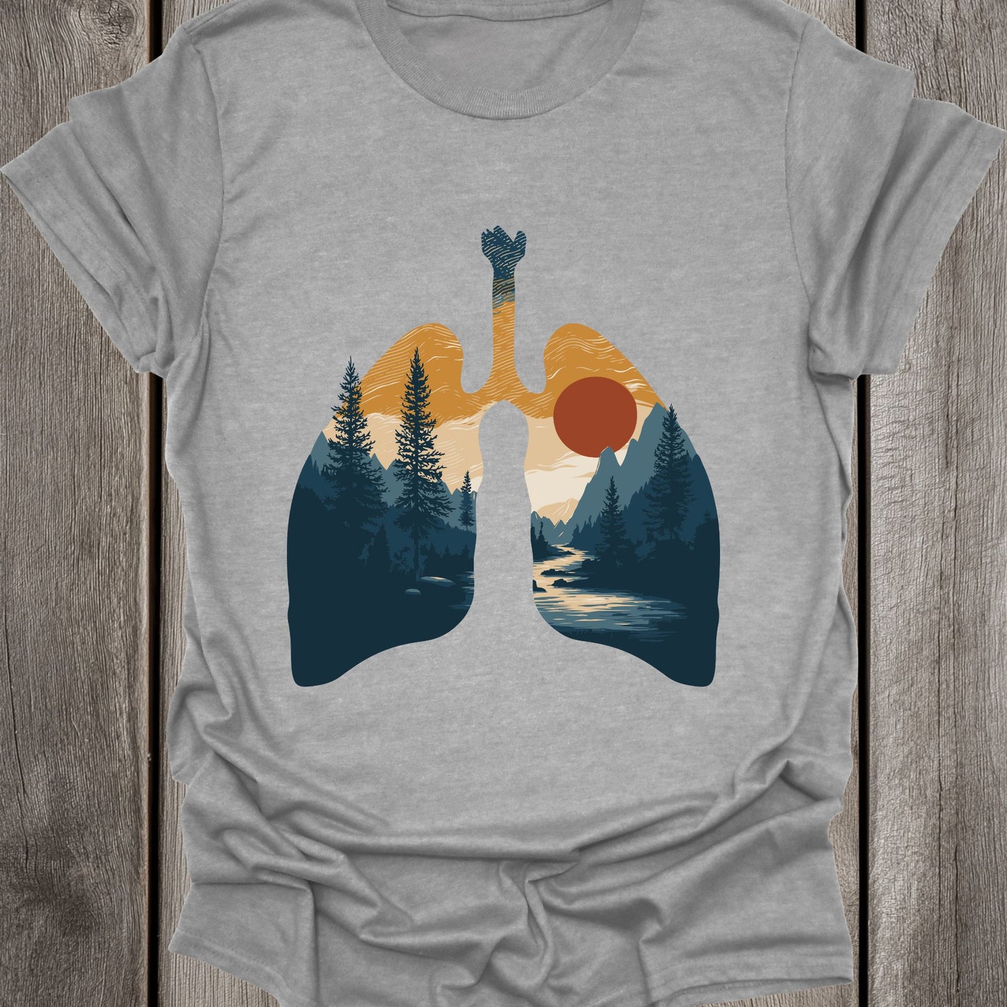 Nature Lung Unisex T-Shirt