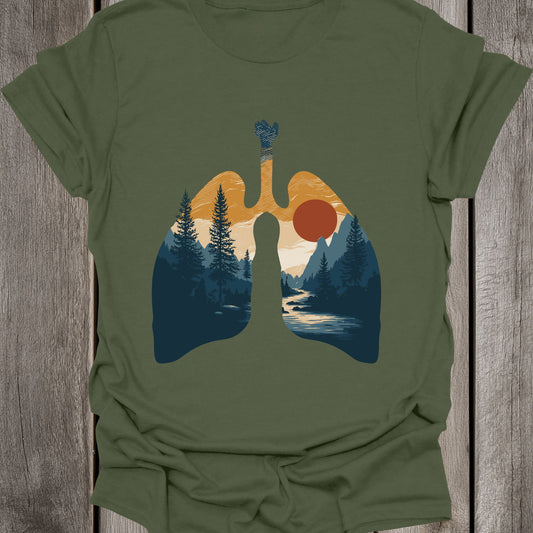 Nature Lung Unisex T-Shirt