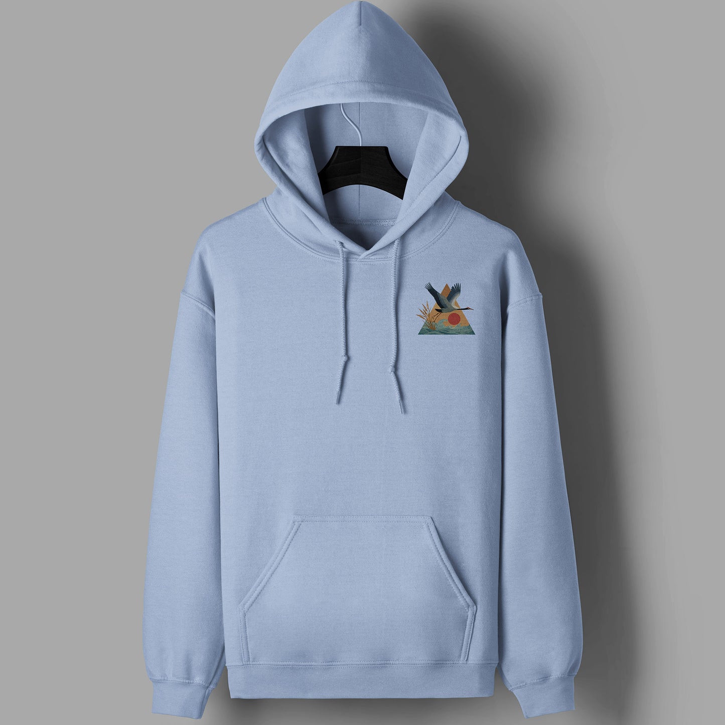 Triangle Crane Unisex Hoodie