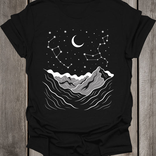 Constellations Lineart Unisex T-Shirt