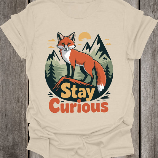 Stay Curious Fox Unisex T-Shirt