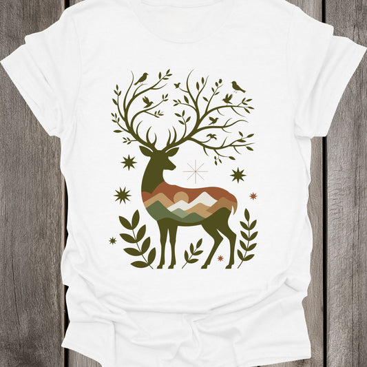 Growing Forest Deer Unisex T-Shirt
