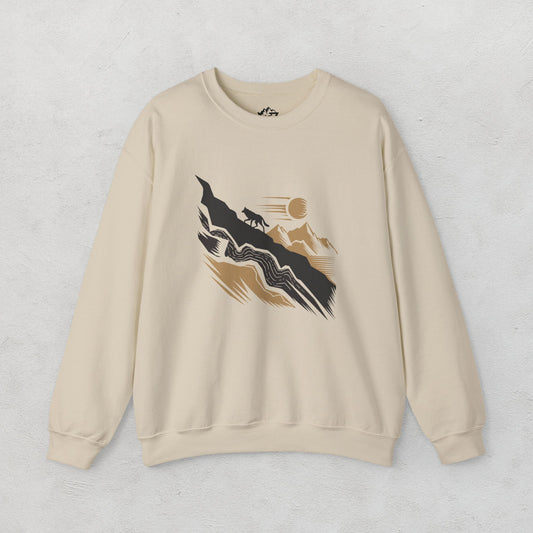 Climbing Wolf Unisex Sweatshirt