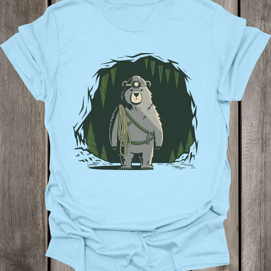 Cave Expert Bear Unisex T-Shirt