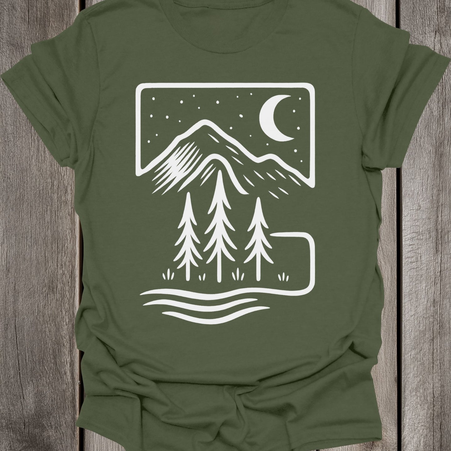 Minimal Forest Unisex T-Shirt