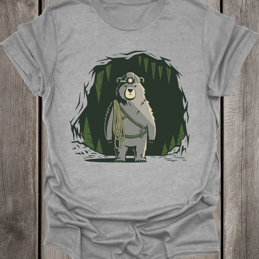 Cave Expert Bear Unisex T-Shirt