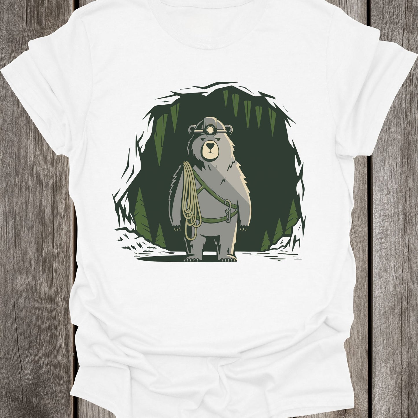 Cave Expert Bear Unisex T-Shirt