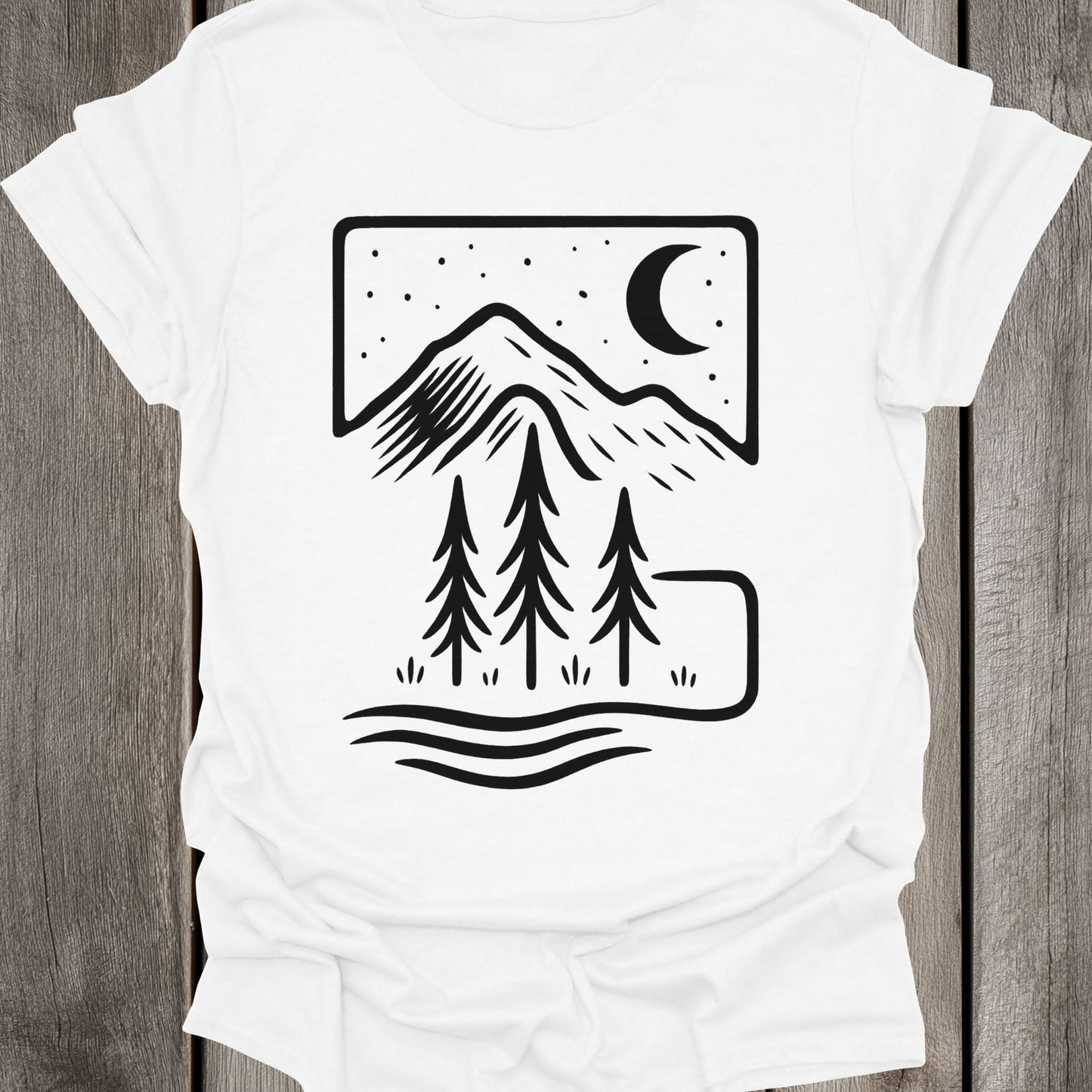 Minimal Forest Unisex T-Shirt