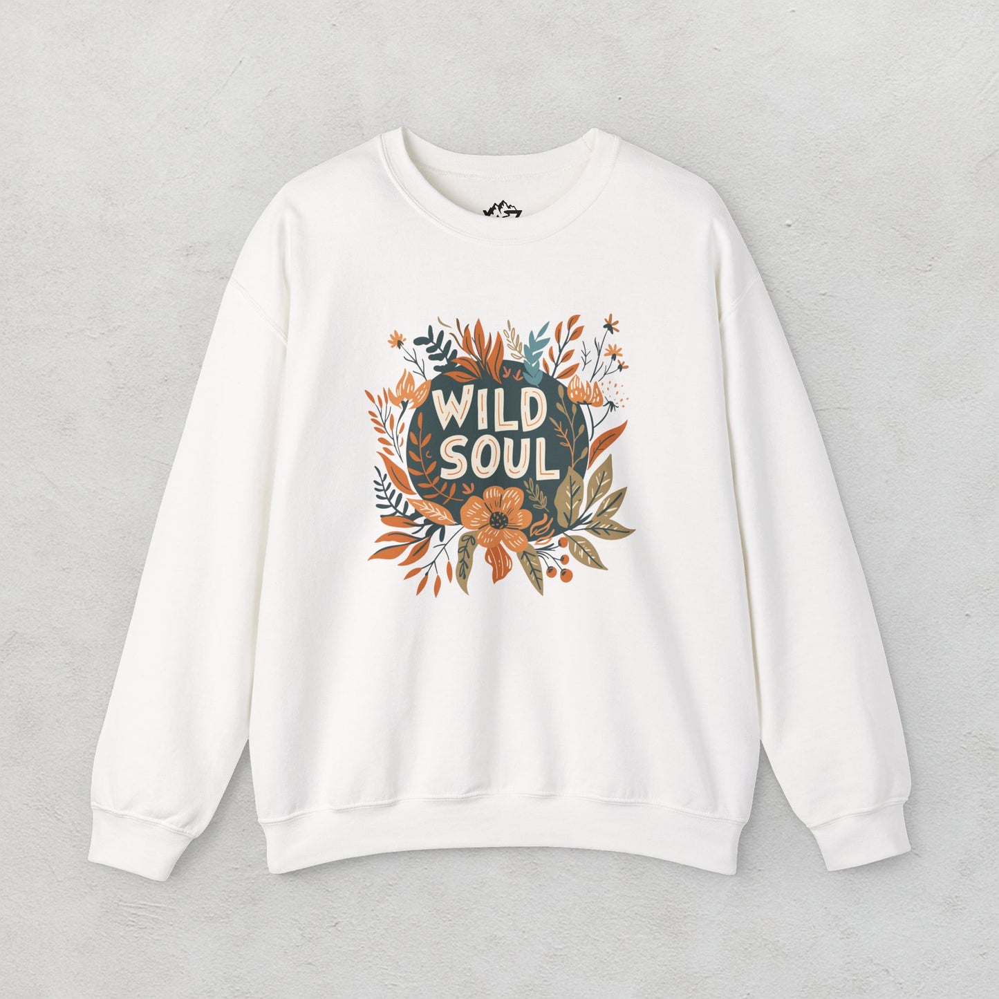 Wild Soul Floral Sweatshirt - Cozy Unisex Crewneck for Nature Lovers