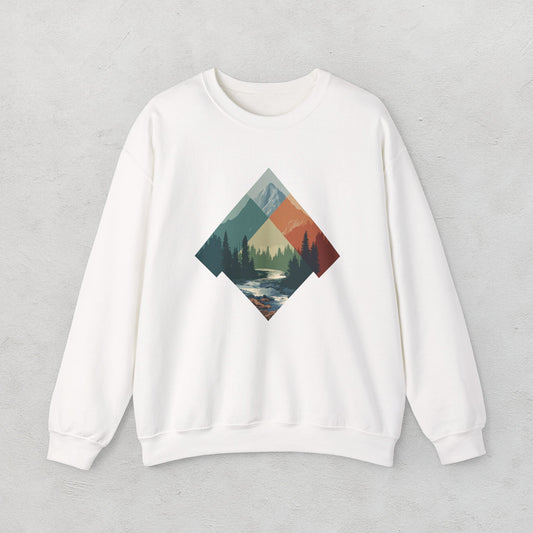Triangular Landscape Unisex Sweatshirt