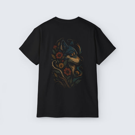 Flower Wolf Edition BackPrint T-Shirt