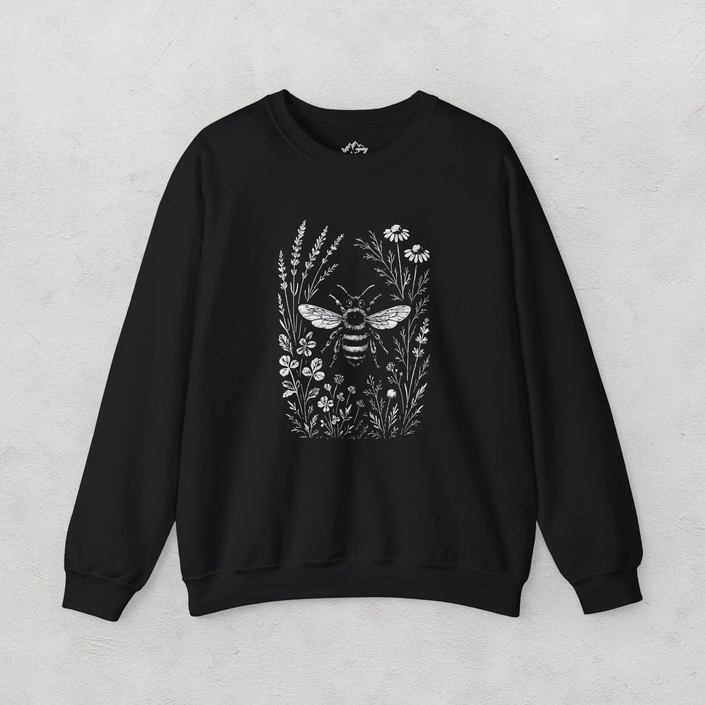 Flowers & Bee Unisex Sweatshirt