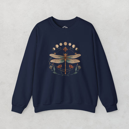 Cosmic Dragonfly Crewneck Sweatshirt
