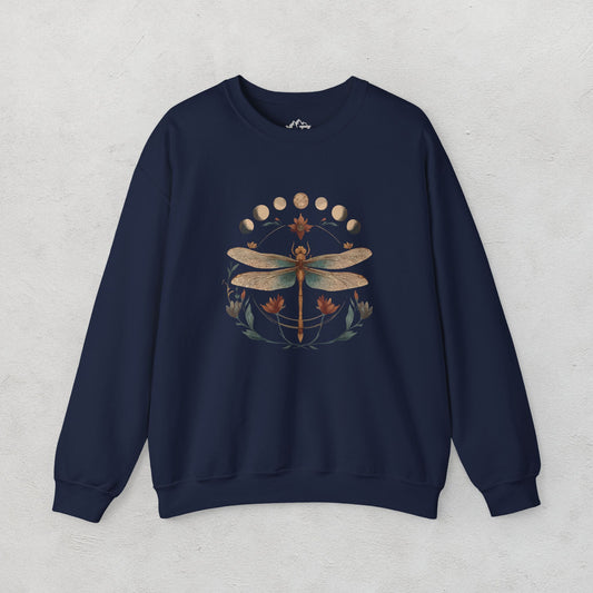 Cosmic Dragonfly Crewneck Sweatshirt