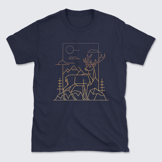 Sunset Deer T-Shirt