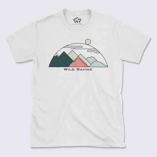 Minimal Mountains Color T-Shirt