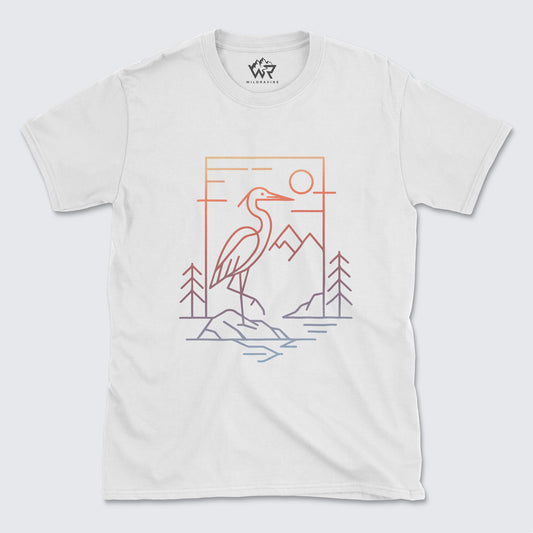 Sunset Heron T-Shirt
