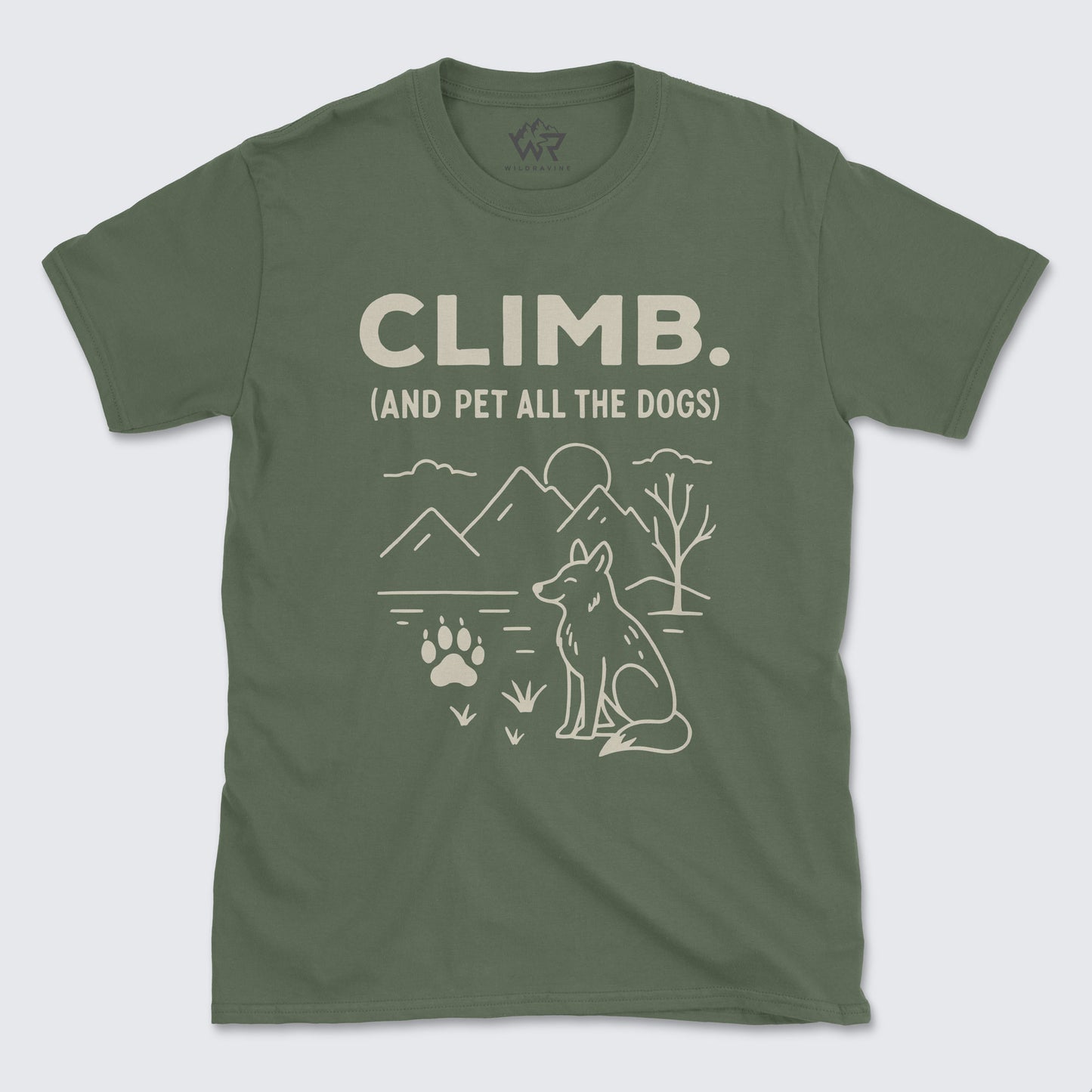 Climb and pet all the dogs T-Shirt