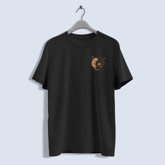 Ying & Yang Otters // BackPrint T-Shirt