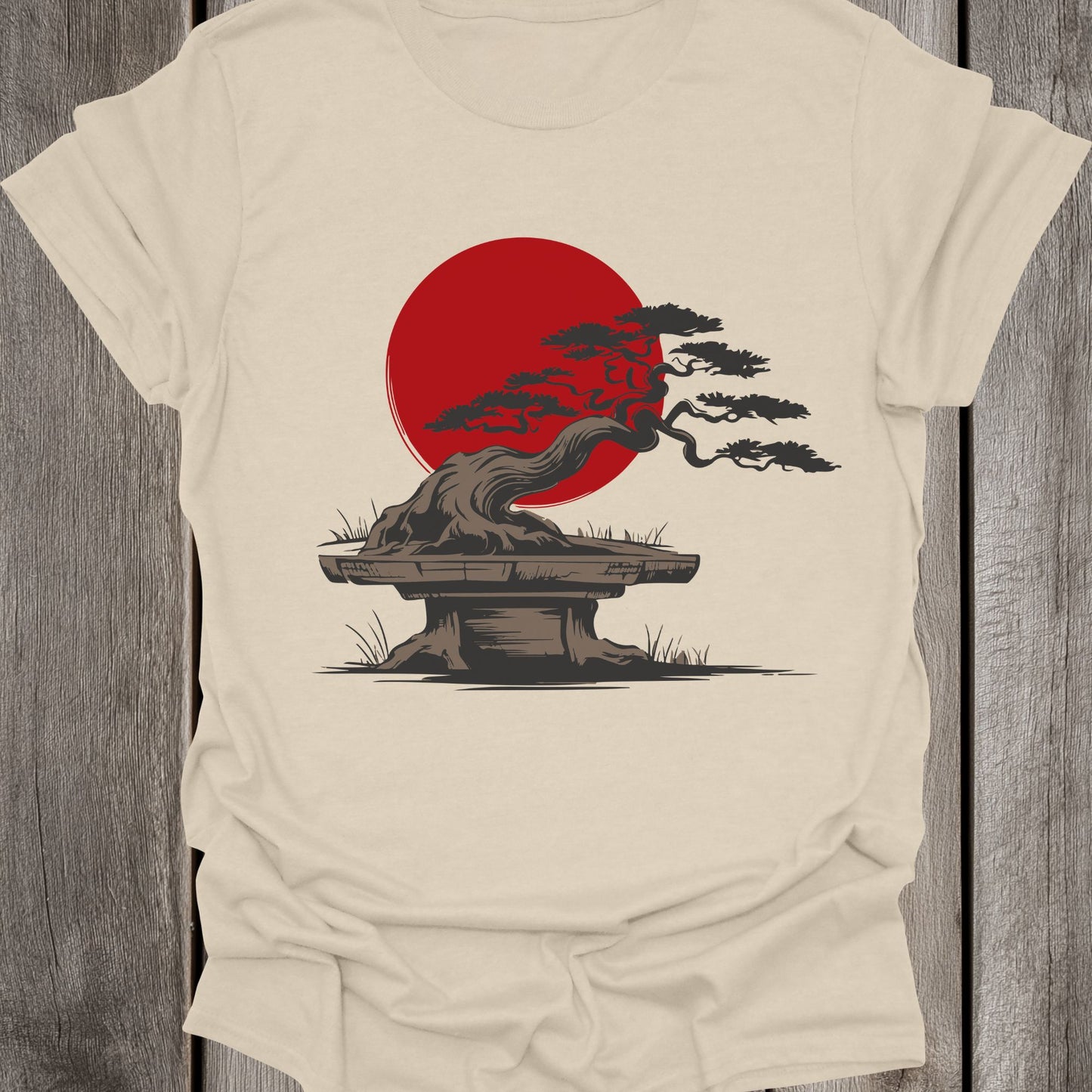 Red Moon Bonsai Unisex T-Shirt