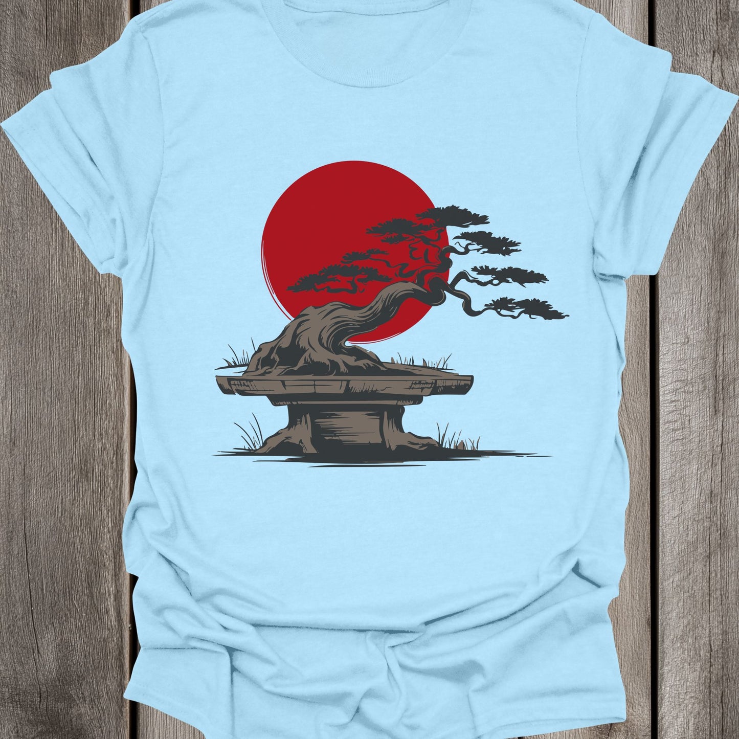 Red Moon Bonsai Unisex T-Shirt