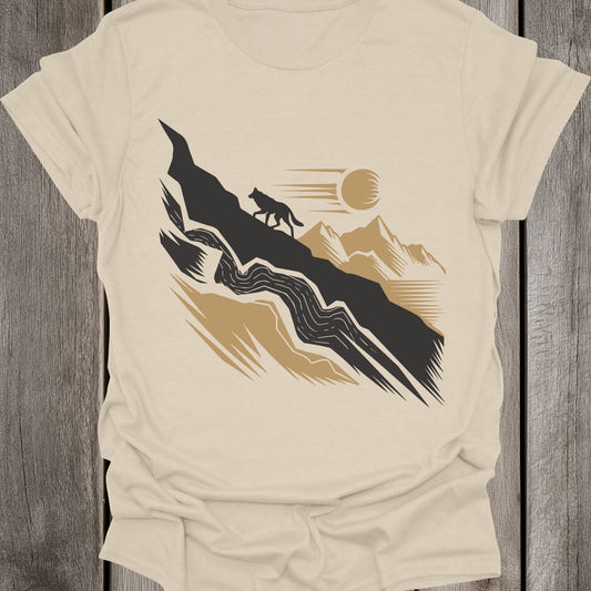 Climbing Wolf Unisex T-Shirt
