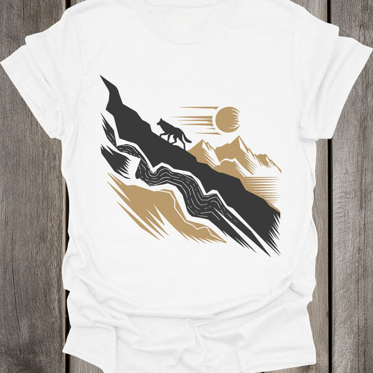 Climbing Wolf Unisex T-Shirt
