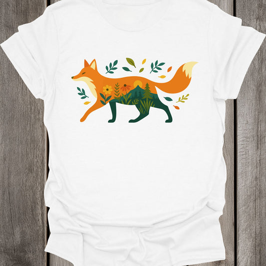 Landscape Fox Unisex T-Shirt