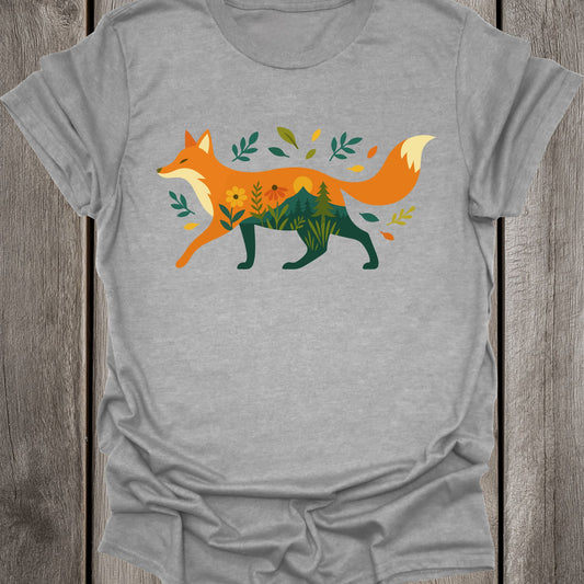 Landscape Fox Unisex T-Shirt