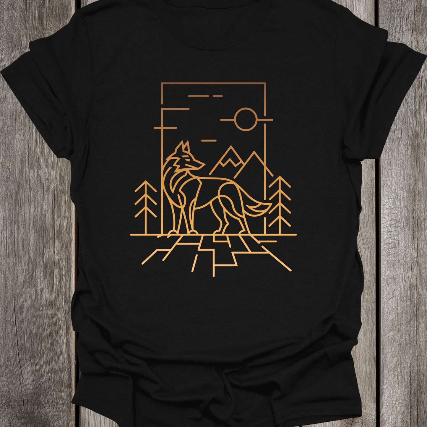 Sunset Wolf Unisex T-Shirt