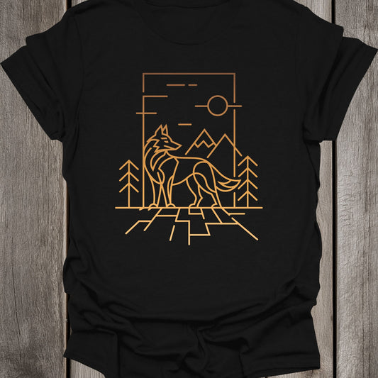Sunset Wolf Unisex T-Shirt