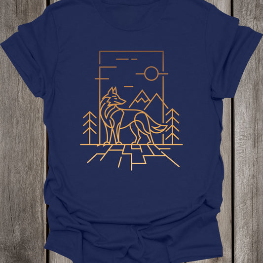 Sunset Wolf Unisex T-Shirt