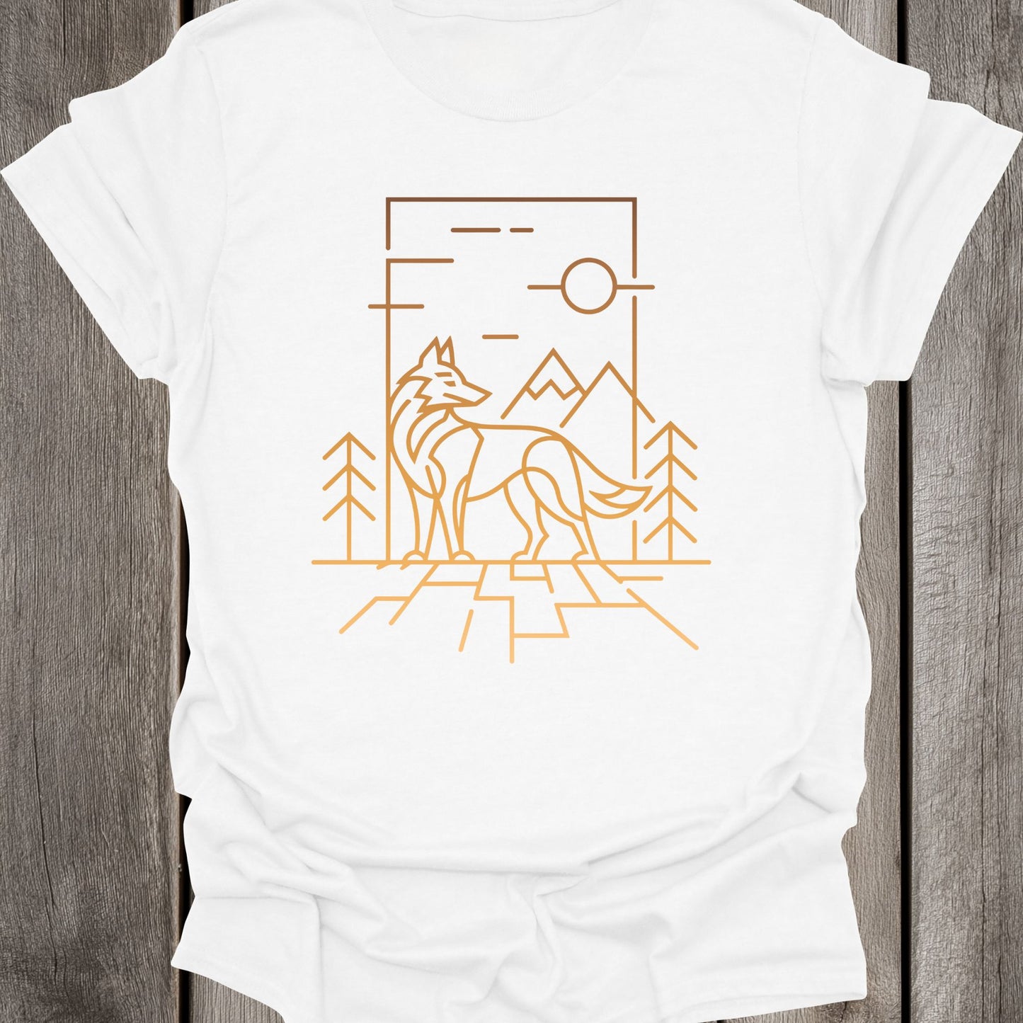 Sunset Wolf Unisex T-Shirt