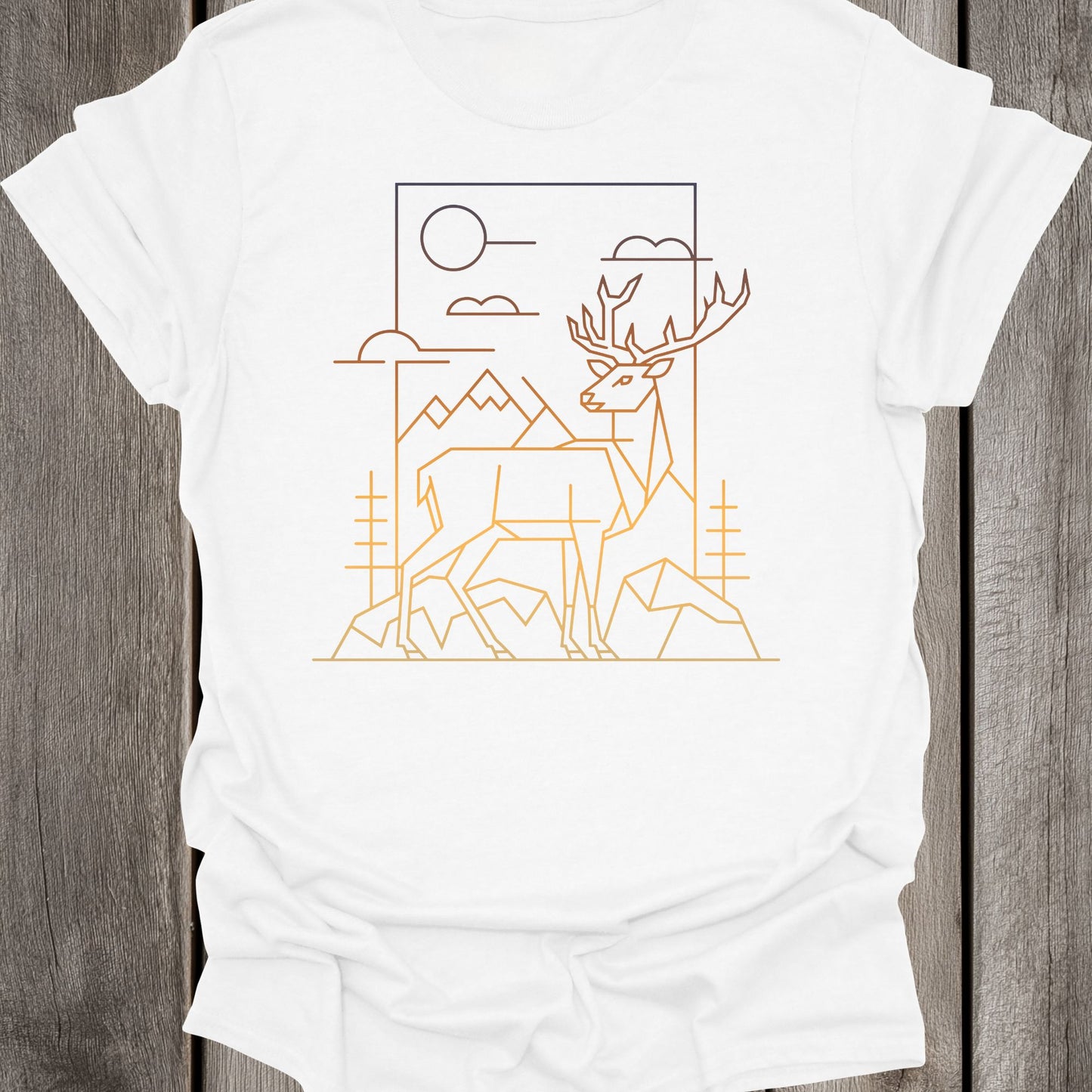 Sunset Deer Unisex T-Shirt