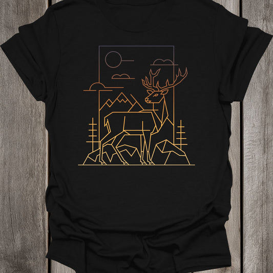 Sunset Deer Unisex T-Shirt